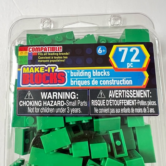 Make-it Blocks Base Plate / Storage Case Compatible With Lego + 1 Blocks 72 Pc - Picture 3 of 9